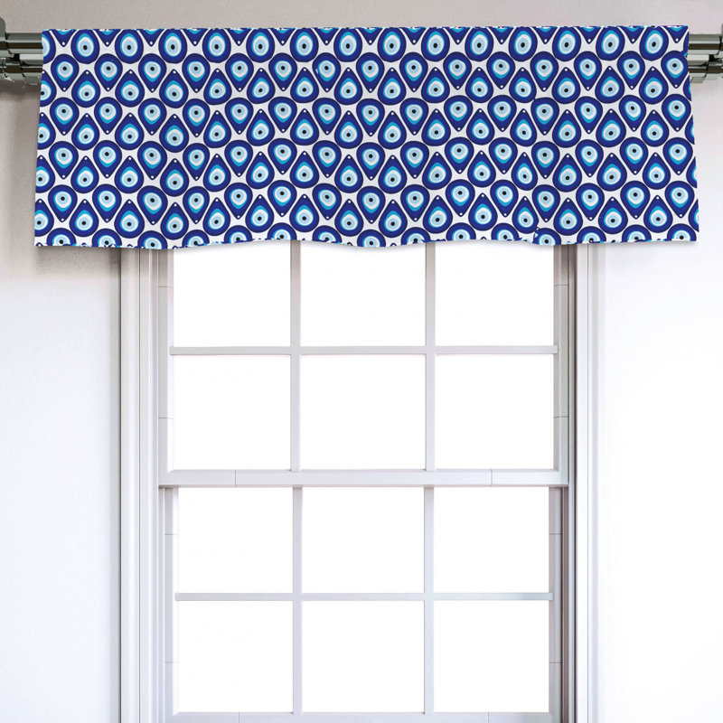 Sateen Ruffled Window Valance