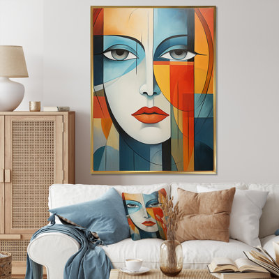 «Ionela Cubism», portrait géométrique - impression