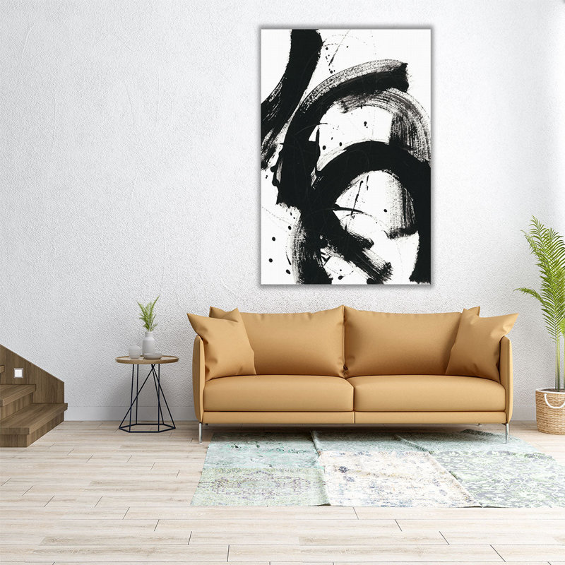 Onyx Gesture II - reproduction d'art sur toile, H 36 po x l 24 po