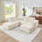 Nuve Cream 6-Piece Sectional-1952431139