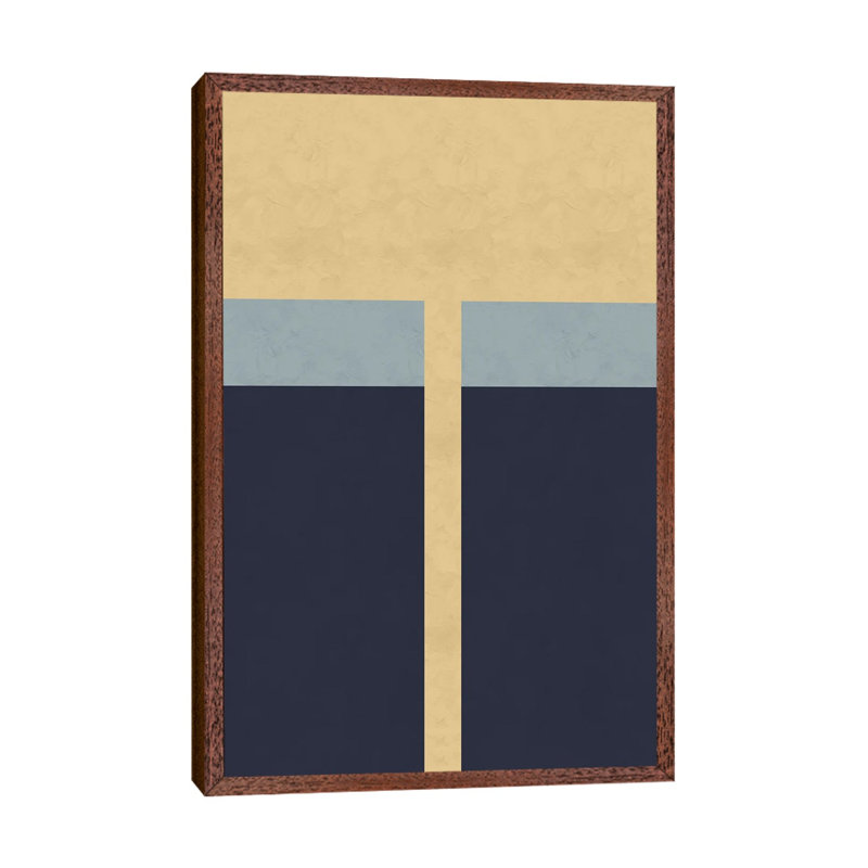 Abstract Square XXIX by Helo Moraes - Gallery-Wrapped Canvas Giclée on Canvas, Classic Wood Floater Framed