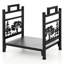 Siaosi 45cm W Metal Log Rack
