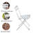 Shelah 3-Piece Steel Folding Bistro Set -61471852