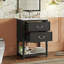 Meuble-lavabo 24 po avec lavabo en céramique, armoire de salle de bain avec deux tiroirs à fermeture en douceur et une tablette ouverte-126233966