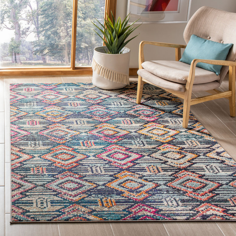 Swensen Geometric Hand Woven Area Rug, Rectangle 160 x 229 cm