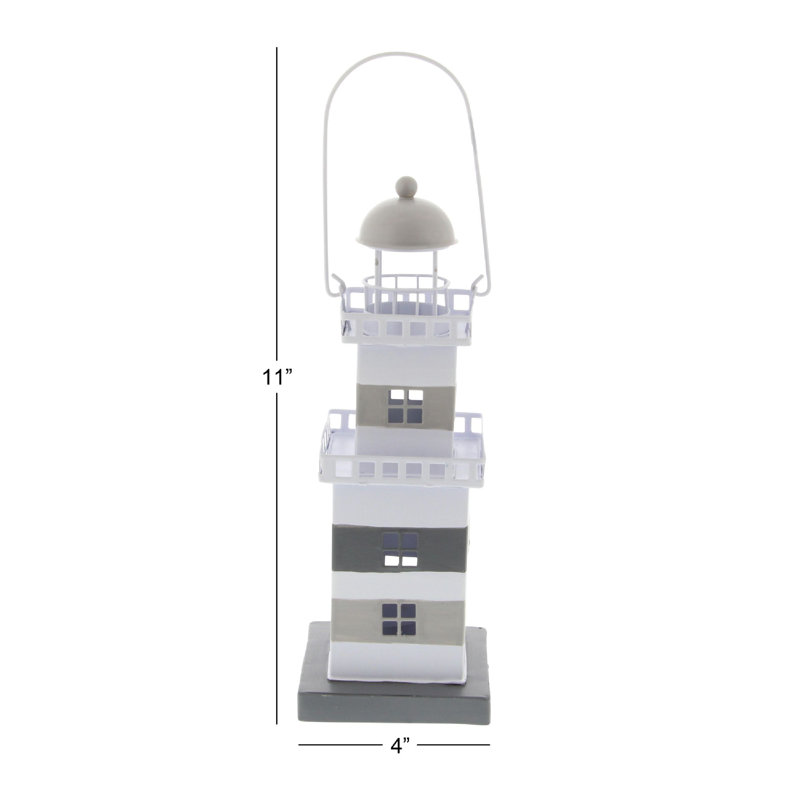 11'' H Metal Tabletop Lantern
