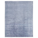 Blue Transitional Wool Blend Rug - 12' x 15'