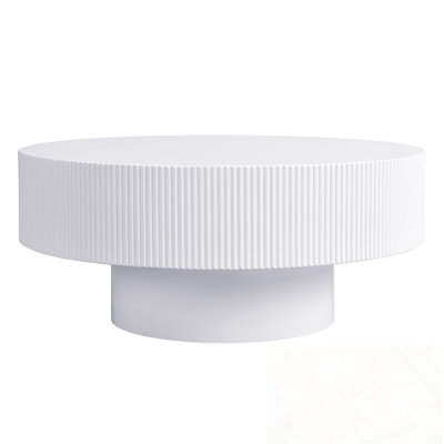 Round Coffee Table with sturdy base