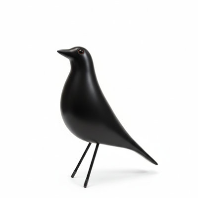 Pio Black Decorative Bird