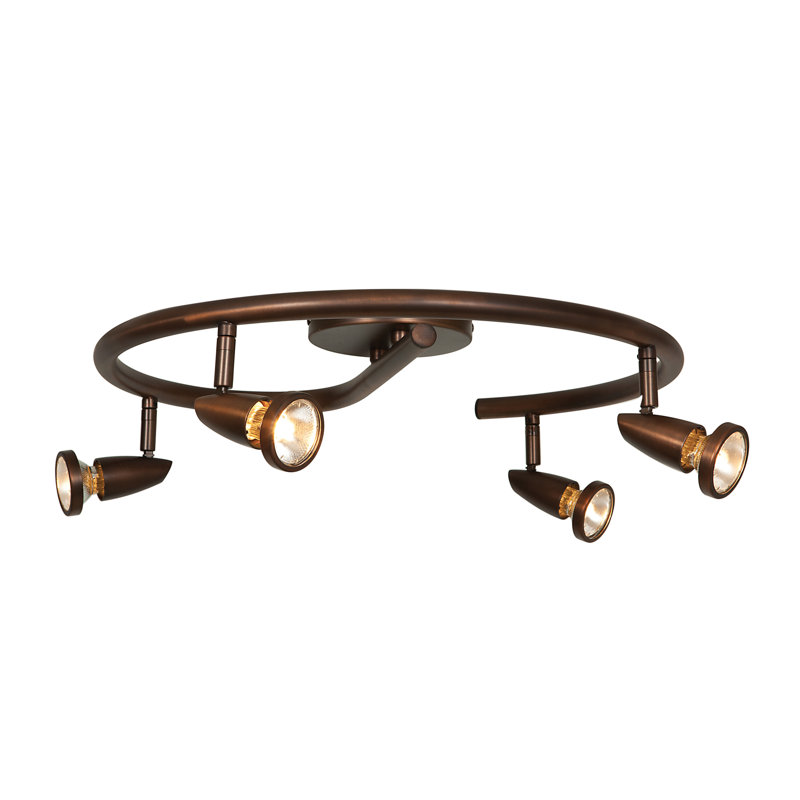 Rocheleau Flush Mount, Brushed Steel