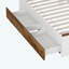 Lit simple en bois en forme de maison Cozy-1697683356