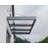 Palram - Canopia Sophia XL 19' W x 4' 7" D Acrylic Galvanized Steel Stationary Door and Window Awning Gray/Clear-94128908