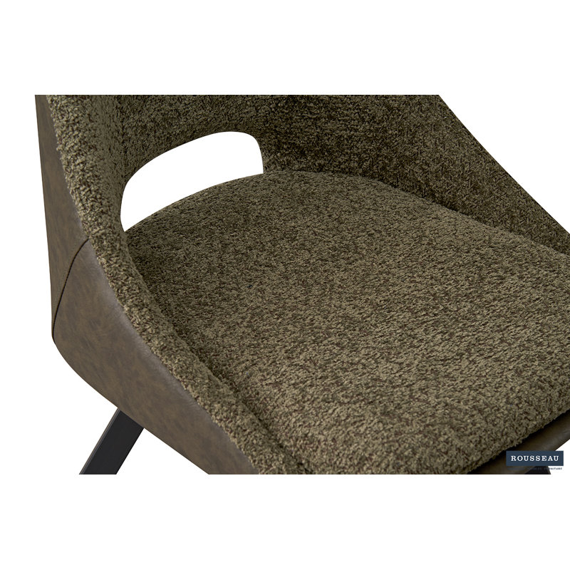 Filou Upholstered Dining Chair, Green