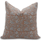 Linen Lumbar Indoor/Outdoor Pillow Cover