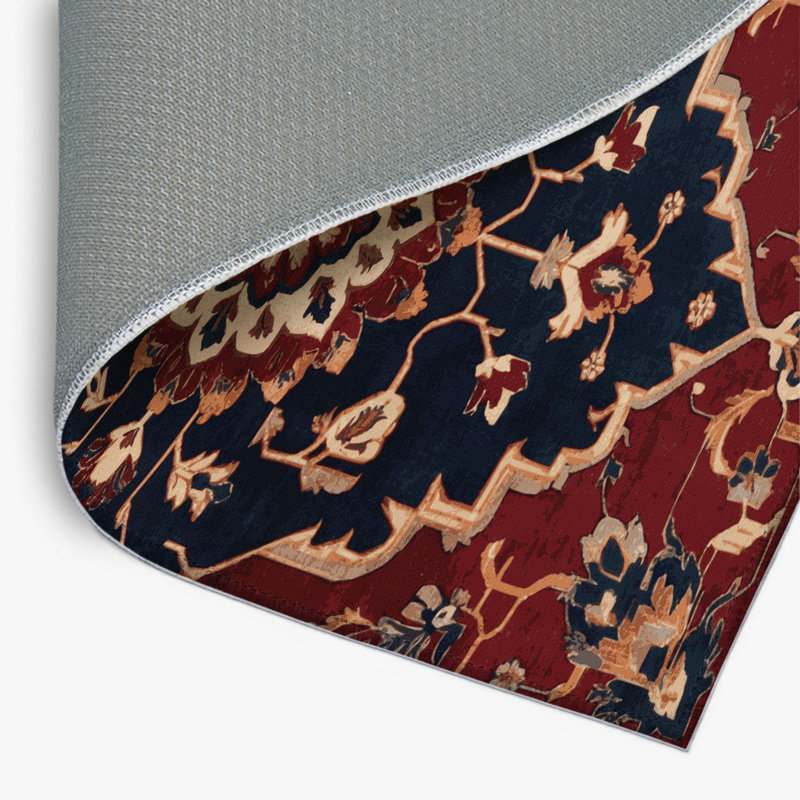 Tapis turc intérieur et extérieur mauve, Rectangulaire 2 pi x 3 pi