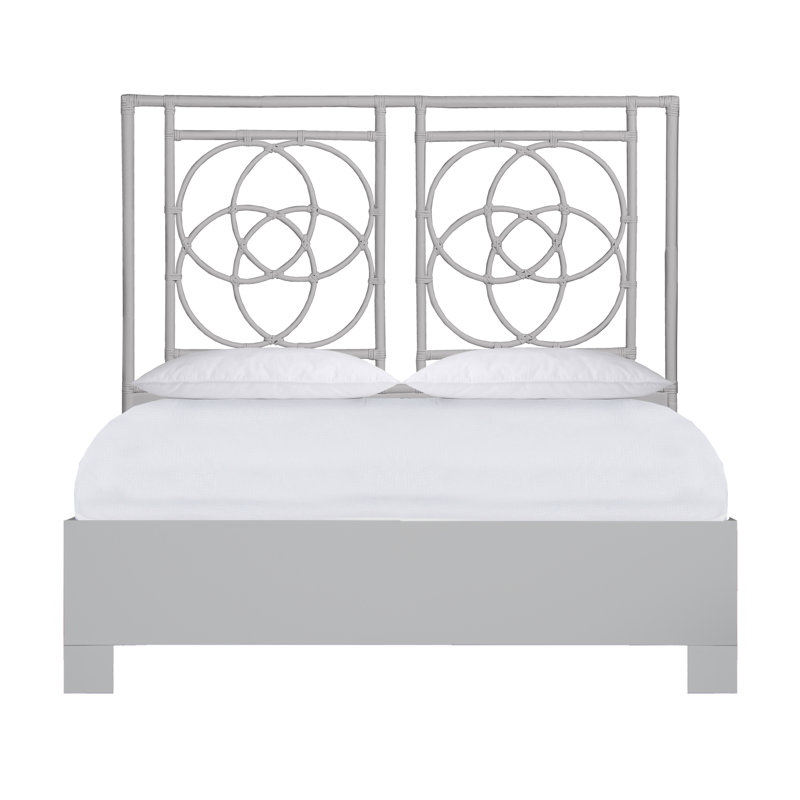 Emilia Platform Bed, Queen, Light Gray