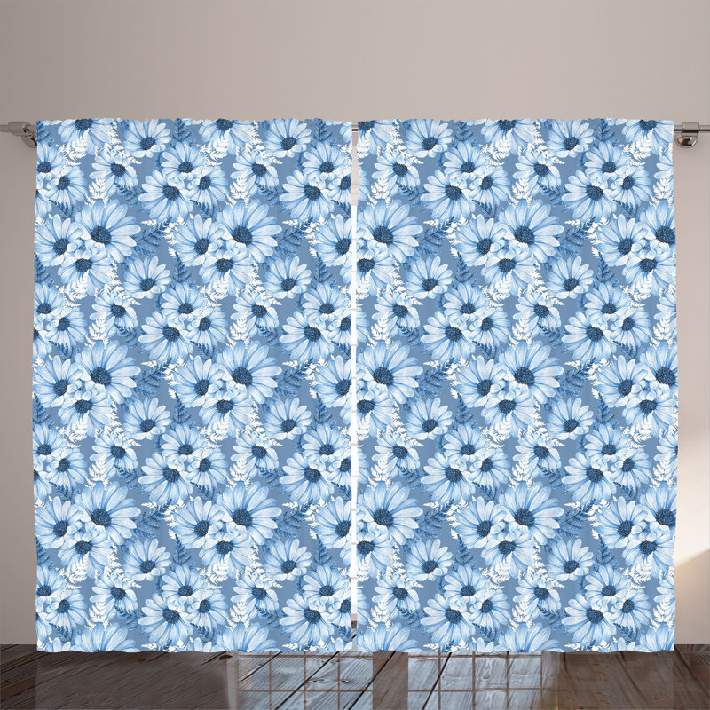 Semi Sheer Curtain Pair