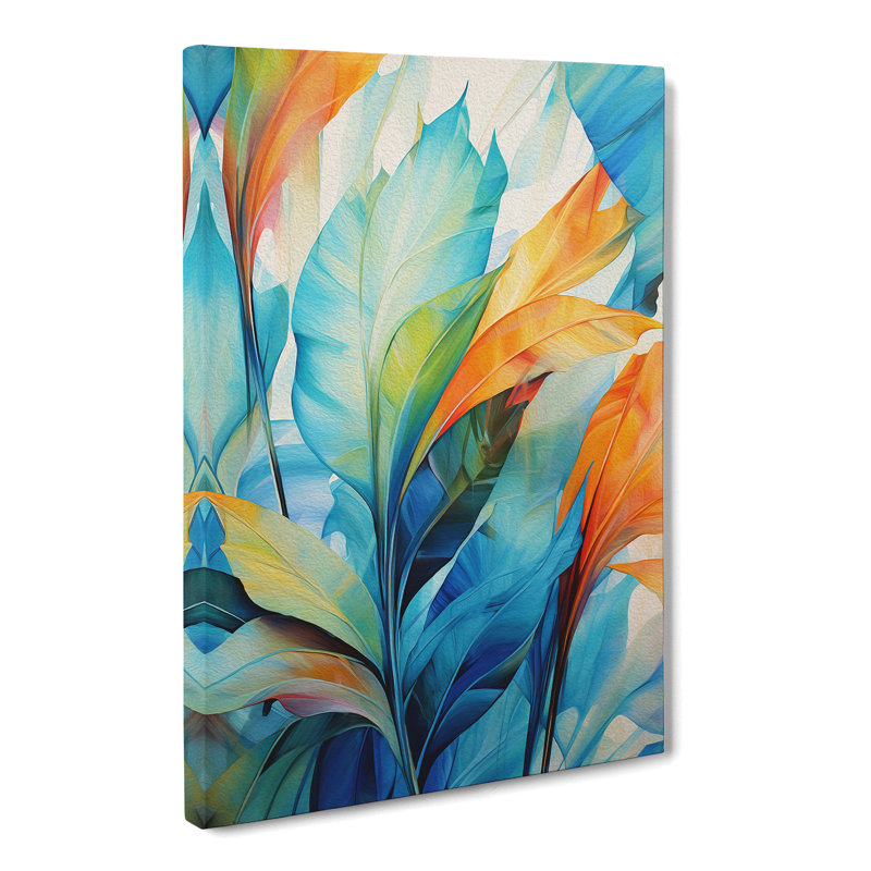 Tropical Leaf - No Frame Print, 60cm H x 40cm W x 3cm D