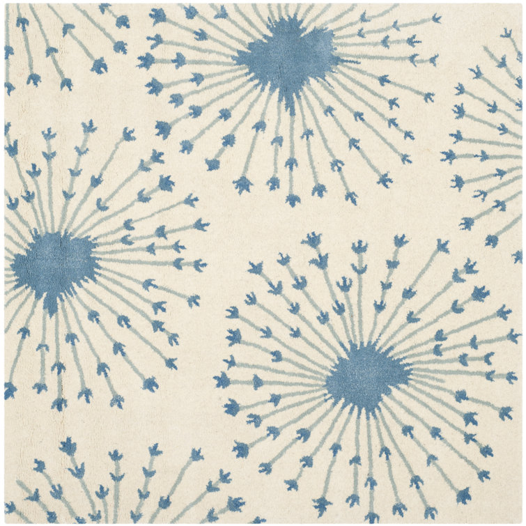 Mccullough Hand Tufted Wool Ikat Rug