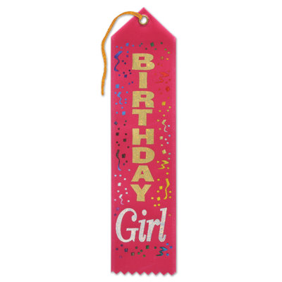 Ruban de prix fille d’anniversaire