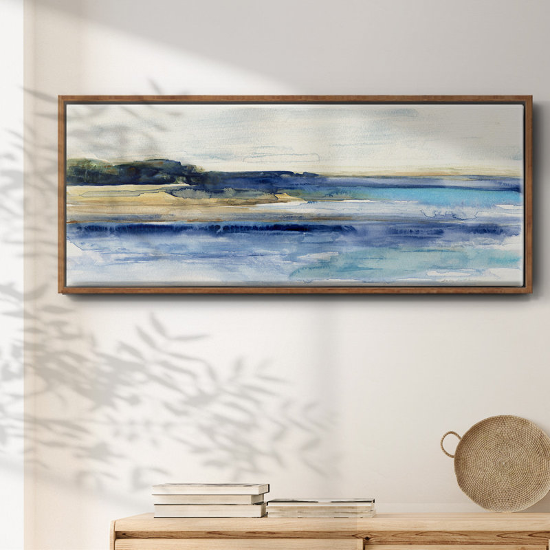 Indigo Bay- Framed Canvas
