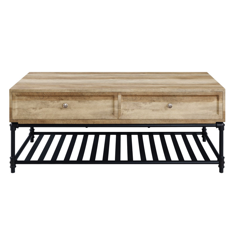 Brantley Oak & Sandy Rectangular Coffee Table
