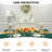 2 Pack Table Cover Fitted Rectangular Tablecloth Stretchable Fabric Lycra Table Cloth 6 Ft Wrinkle-Free For Party Tradeshows Banquet Weddings Cocktail-433516395
