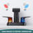 4-inch Centerset Double Handle Waterfall Bathroom Sink Faucet with Pop-up Drain Kit-103533871