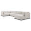 Bernhardt Parker 5-Piece Fabric Sectional-72659269