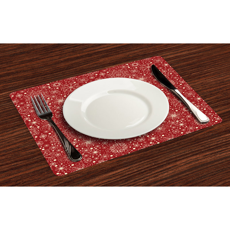Polyester Abstract Rectangle Placemat