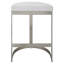 Ivanna Upholstered Stool with Metal Frame-1300551471