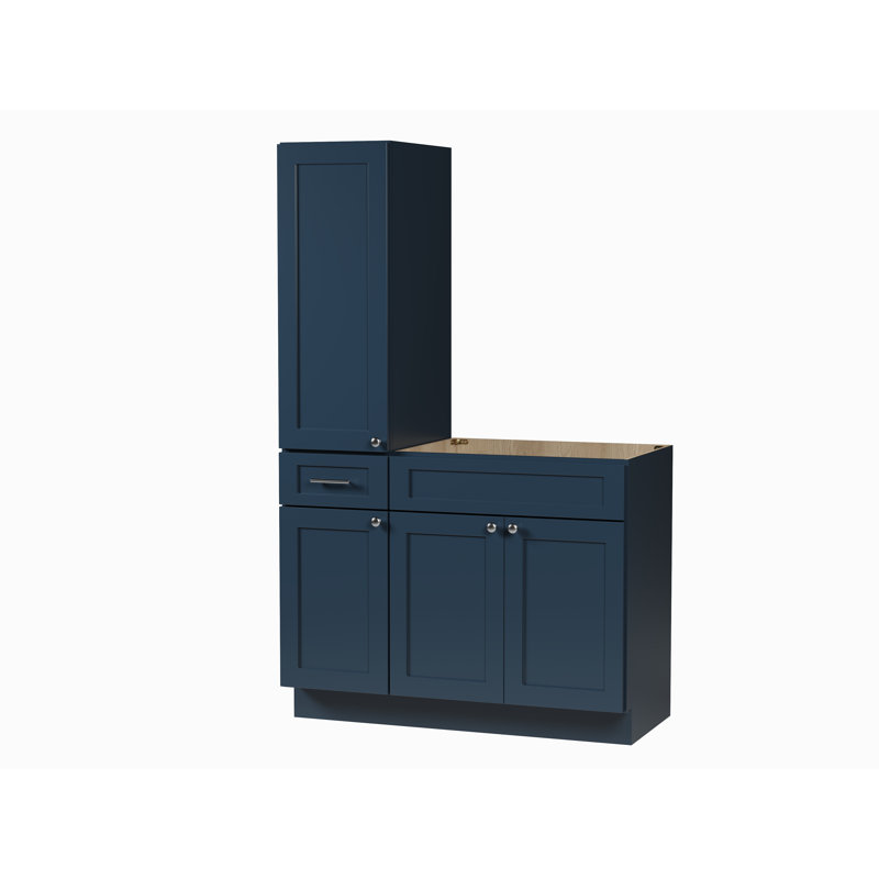 Meuble-lavabo simple 45 po Disar, Bleu