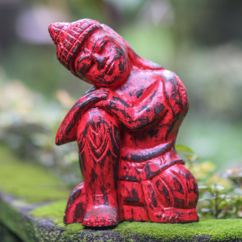 Wood Garden Statue
