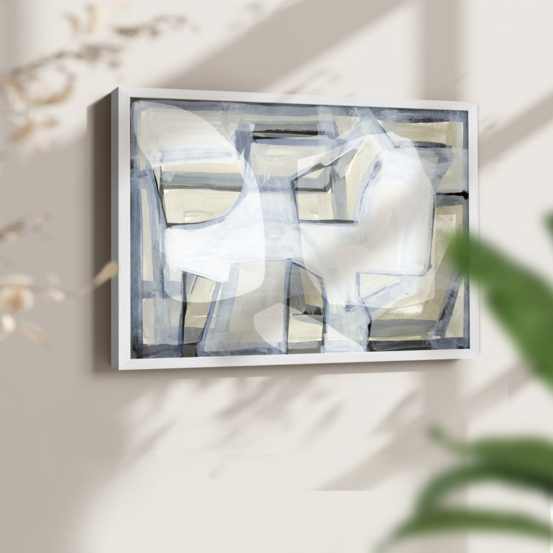 B&W II - Impression encadrée - Restickable, H 16 po x l 20 po, Blanc
