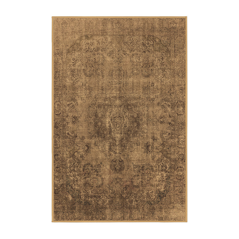 Tapis oriental en laine / polyester Jeneal, Rectangle 2 pi x 3 pi