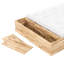 BASEMENT BED CLEAR LACQUERED STORAGE BENCH CLEAR-1292984844