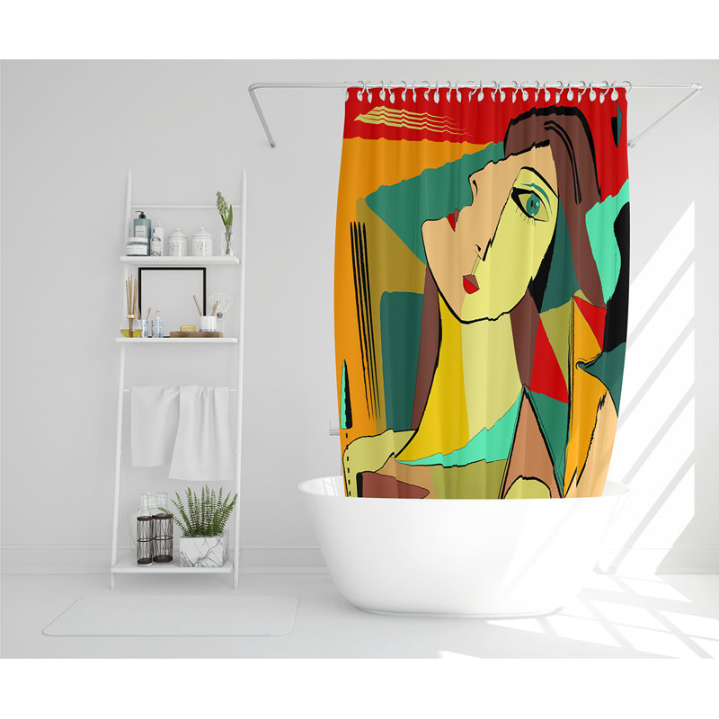 Ella-Rose 13 Piece Polyester Shower Curtain Set
