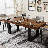 Rectangular Extendable Dining Table-1445540322