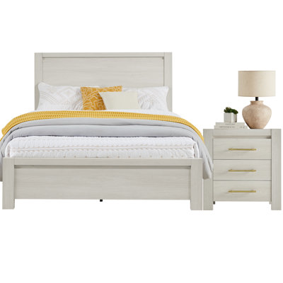 Queen Size Bed And Nightstand Set