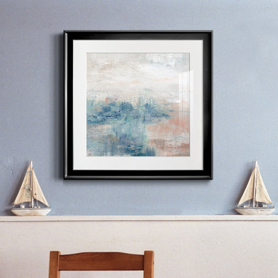 Tortue de mer nage I - cadre photo, reproduction d'art sur papier