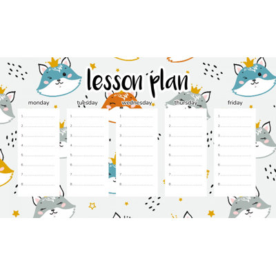 Magnetic Lesson Plan Kitten Faces
