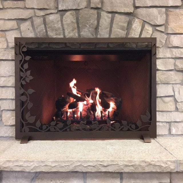 Pare-étincelles 1 panneau Hearth Craft, Bronze solaire, H 26 po x l 38 po x P 1 po