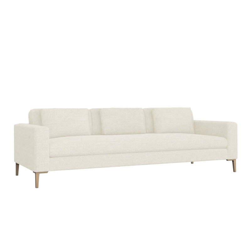 Izzy Upholstered 102'' Sofa, Foam Acrylic, Bronze