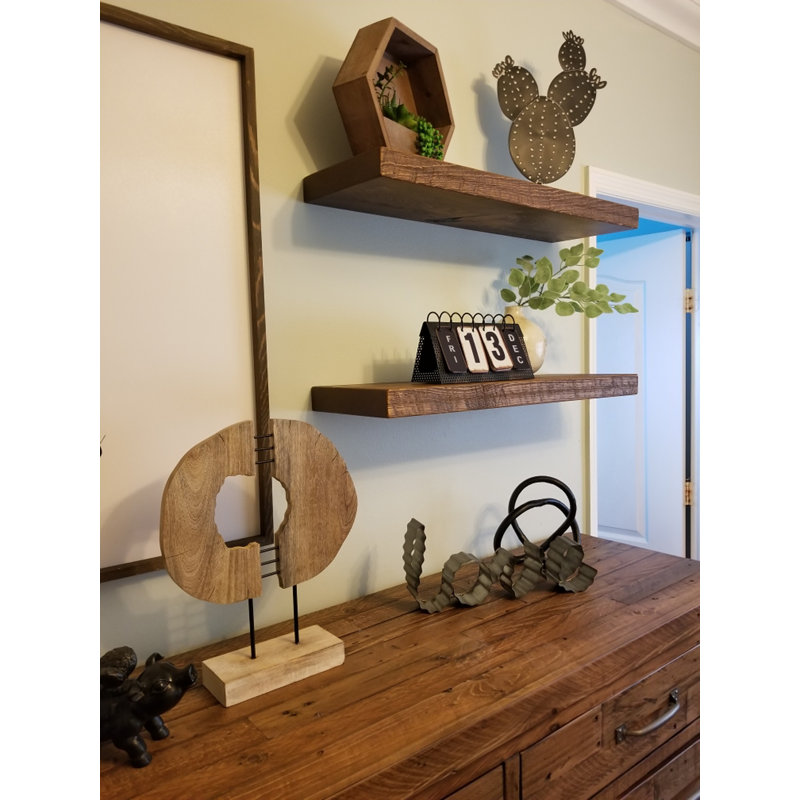Devyn Pine, 2" H x 42" W x 10" D, Brown