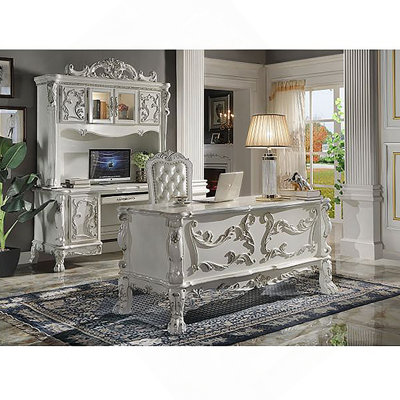 Bureau d'ordinateur Dresde Dresde avec finition blanc os OF01717