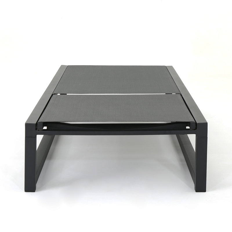 VENICE CHAISE LOUNGE, 1, Gray, Black