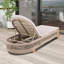 Chaise longue d'extérieur avec table d'appoint-556457126