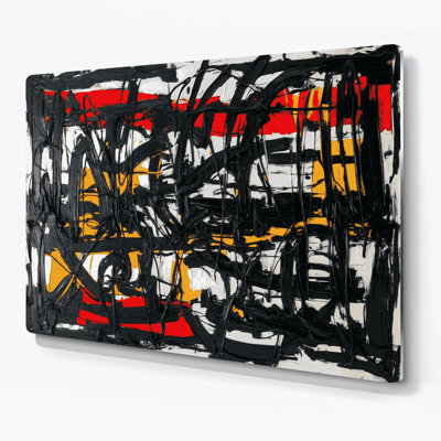 Neo Expressionism 1 Gray Metal Wall Art
