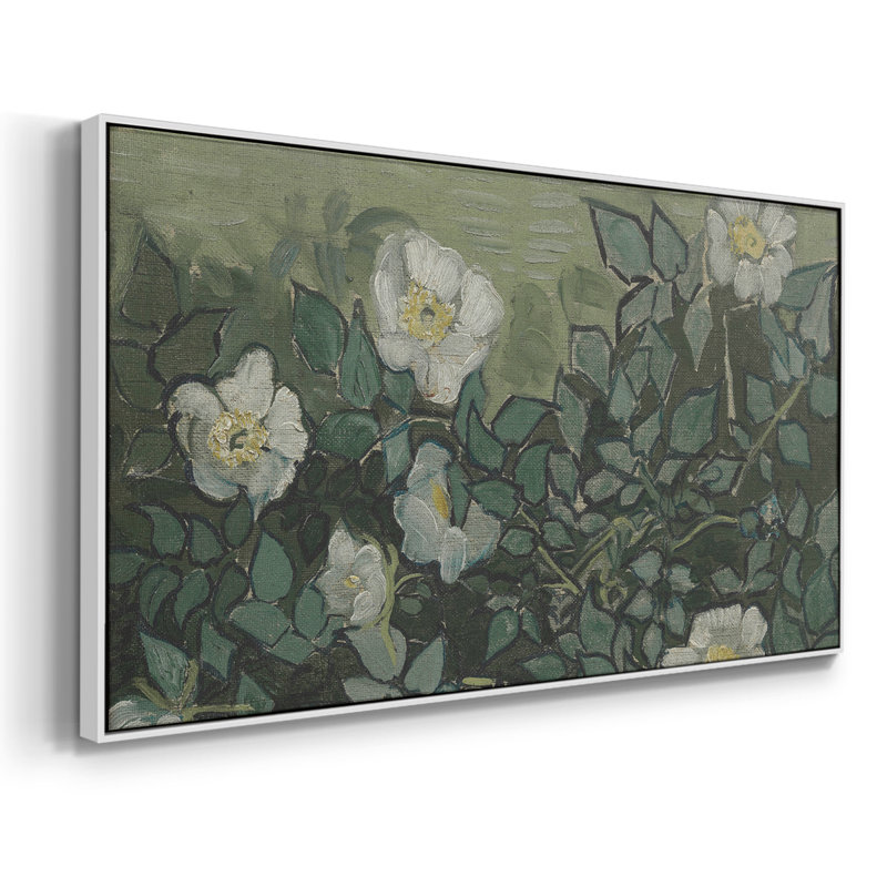 Botanical Series-CDL XXXII - Toile tendue avec châssis encadré - Prêt à être accroché, H 21 po x l 41 po, Noir
