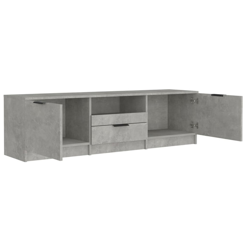 Jeeva TV Cabinet 140x35x40 cm Engineered Wood, Concrete Grey